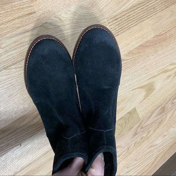 Splendid Suede Black Heel Boots Sz 11 Women’s - Picture 4 of 7